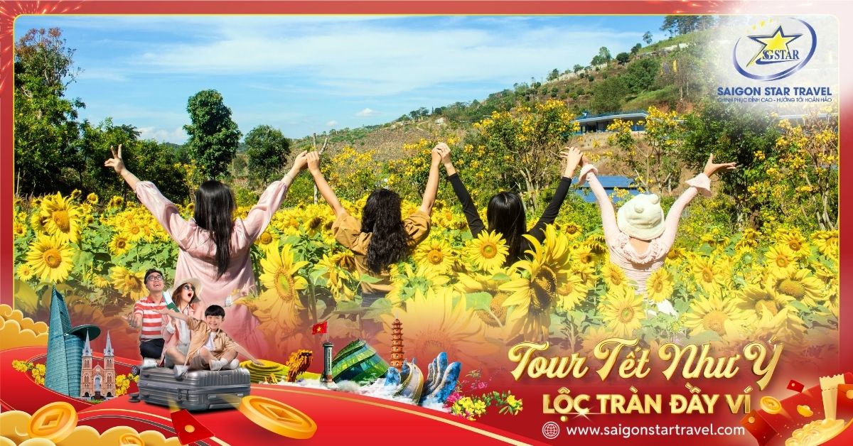 Tour Đà Lạt Tết Nguyên Đán 3N2Đ | Thác Tea Bobla, Fresh Garden, Siêu Hấp Dẫn [2026]