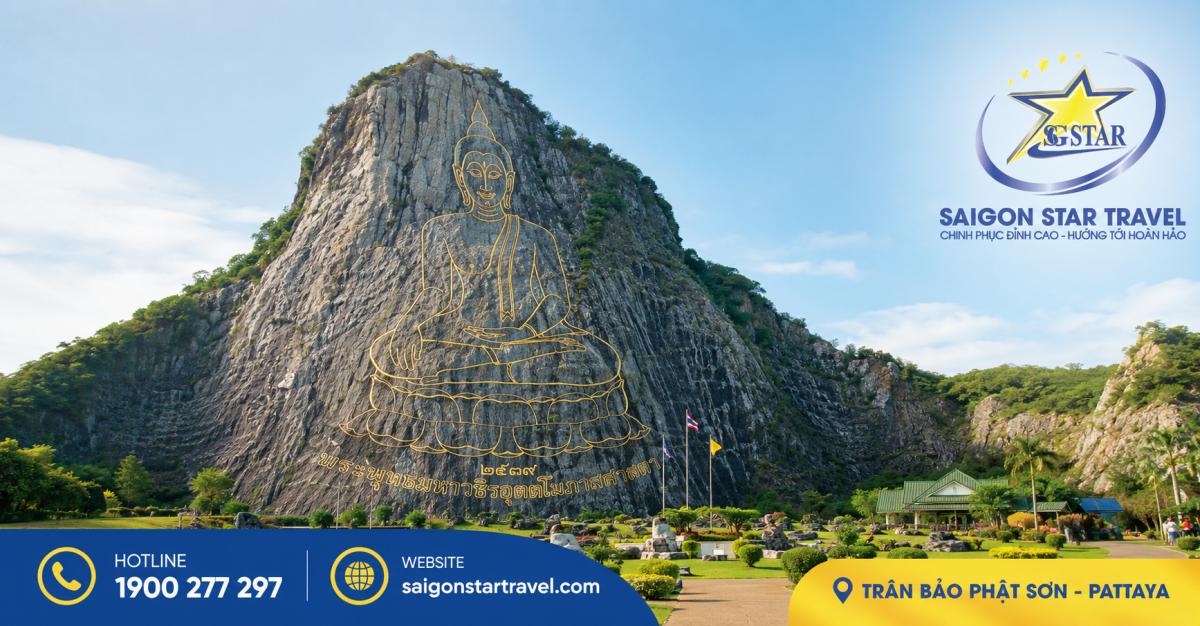 Trân Bảo Phật Sơn Khao Chee Chan trong hành trình du lịch Pattaya Thái Lan 5n4đ