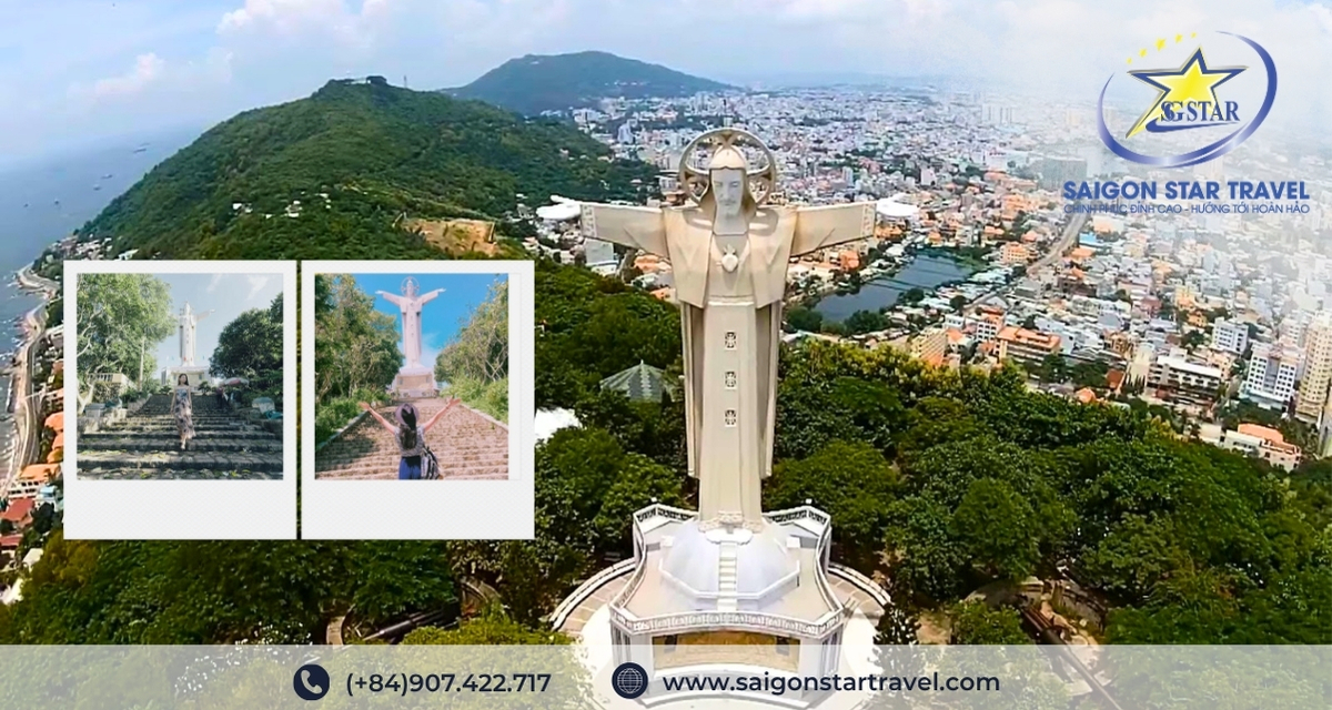 Tượng chúa Kito - Tour Bến Tre Vũng Tàu 2 ngày 1 đêm