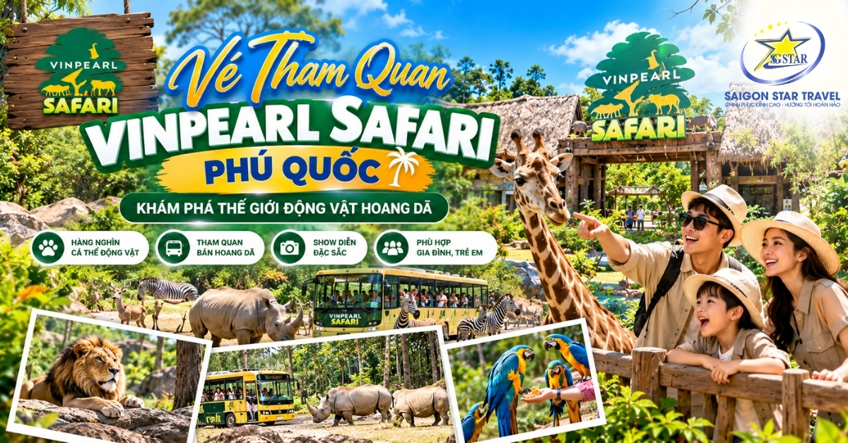 Vé Vinpearl Safari Phú Quốc: Giá Vé Và Thông Tin Tham Quan