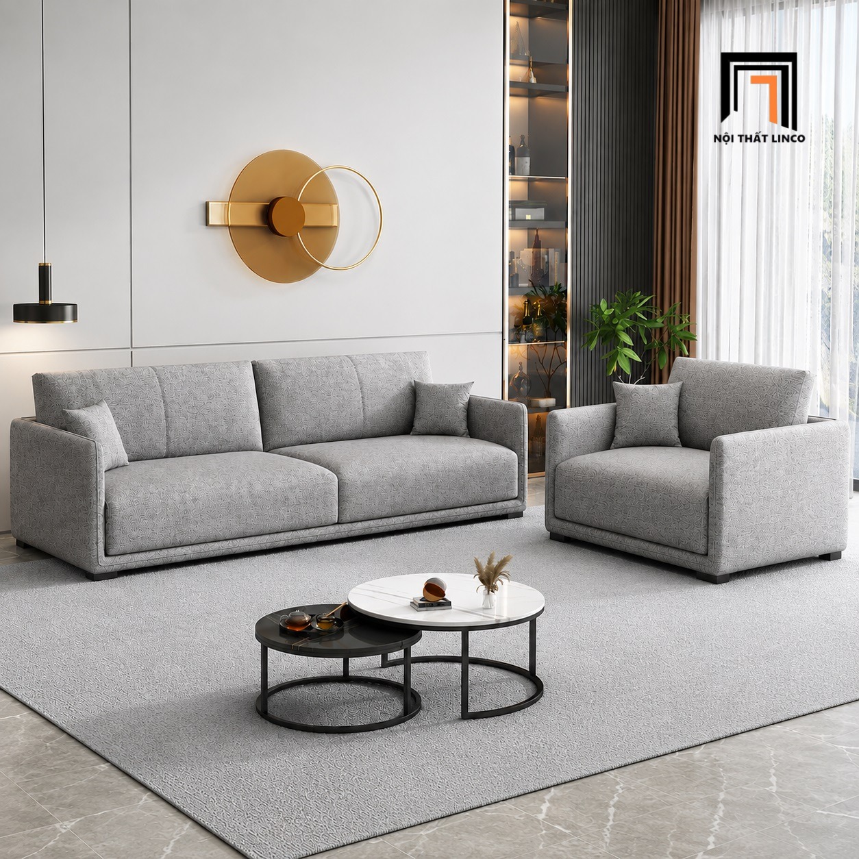 sofa phòng khách dài 2m