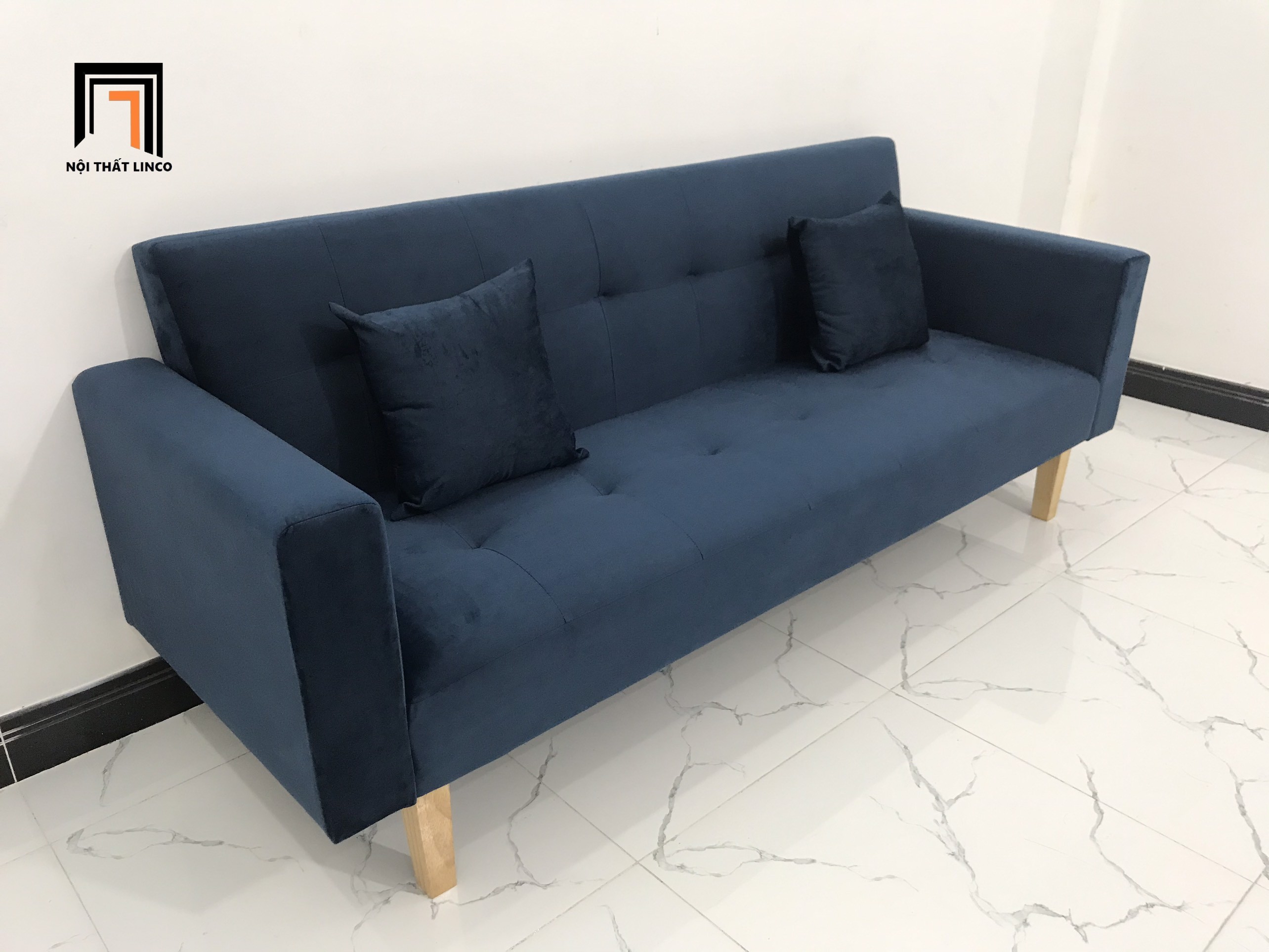 set ghế sofa xanh đen
