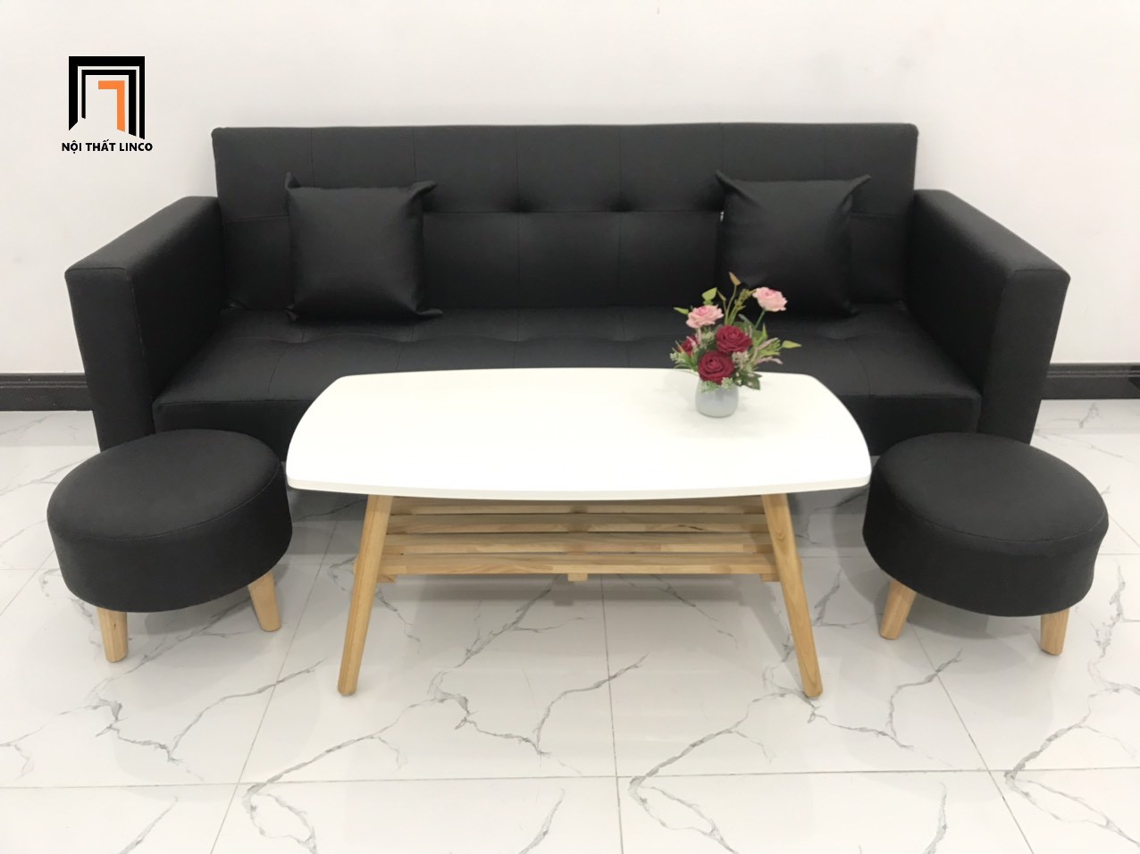 set ghế sofa da công nghiệp