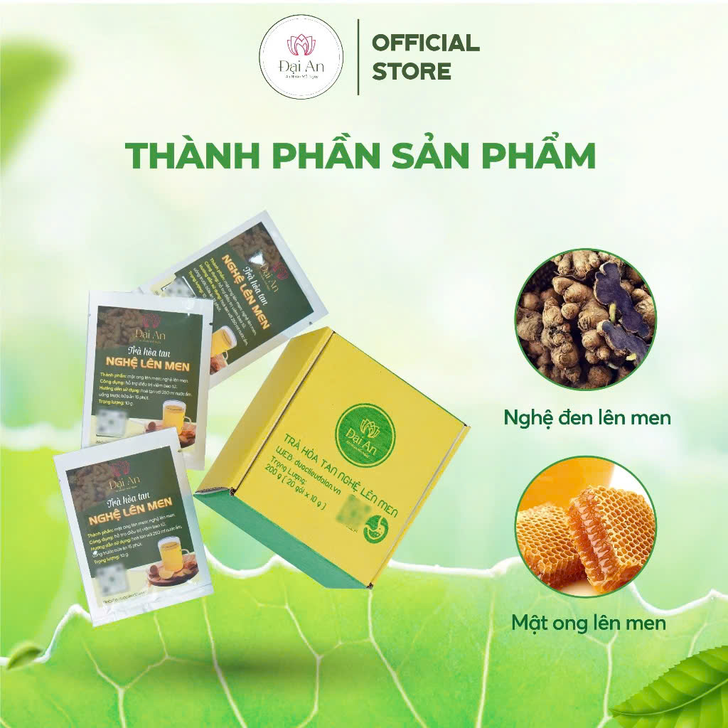 Trà hòa tan nghệ lên men (20 gói x 10 g)