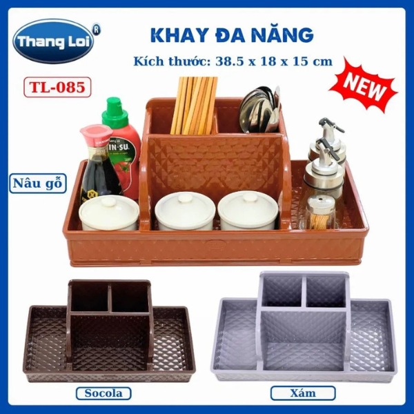 Tối ưu hóa không gian bàn ăn với khay đựng đũa hộp gia vị quán cơm