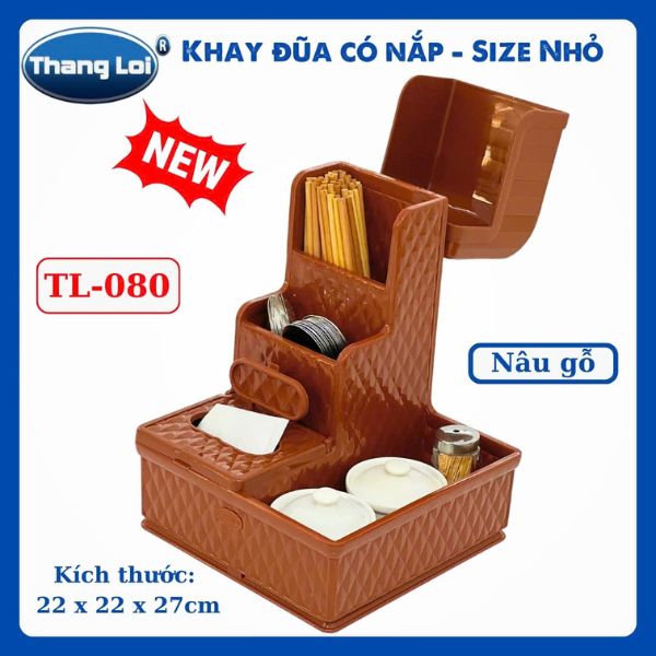 Khay đũa có nắp đậy sang trọng