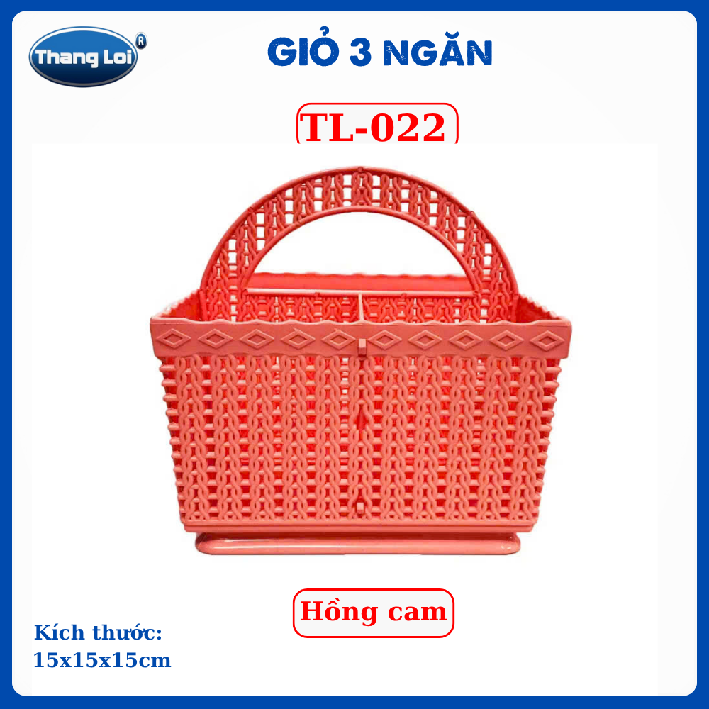RỔ VUÔNG 3 NGĂN