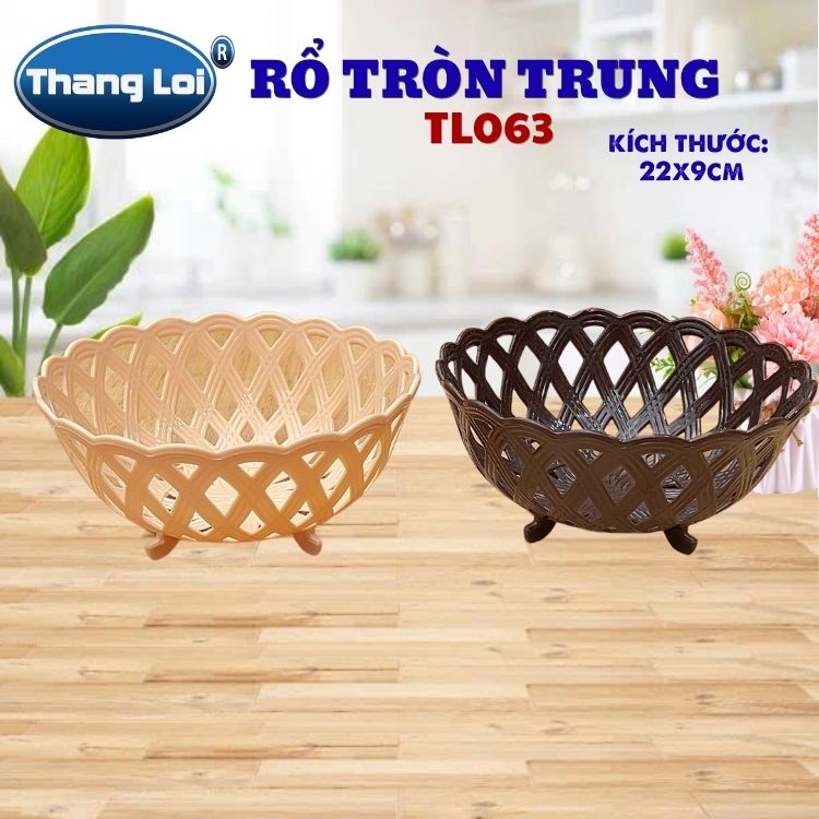 RỔ TRÒN ĐAN LƯỚI TRUNG TL063