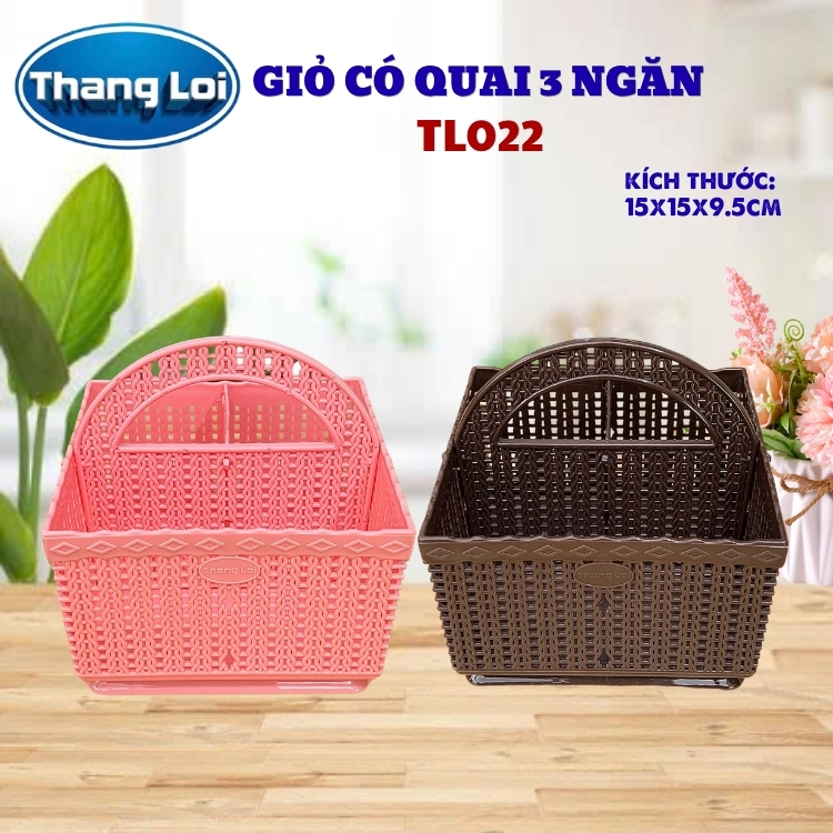 RỔ VUÔNG 3 NGĂN