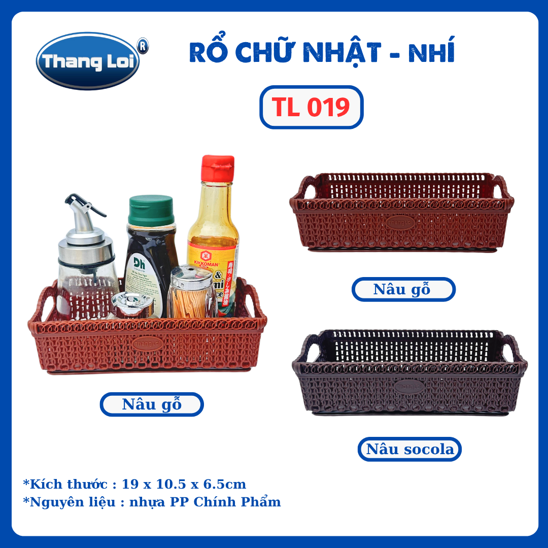 RỔ CHỮ NHẬT NHÍ