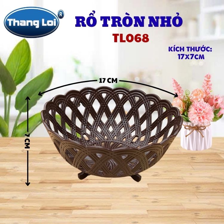RỔ TRÒN ĐAN LƯỚI NHỎ TL068