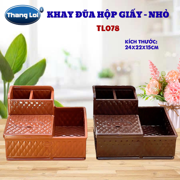 Khay Đựng Đũa Muỗng Nhà Hàng Quán Ăn Kèm Hộp Giấy Và Khay Đựng Gia Vị Size Lớn TL078