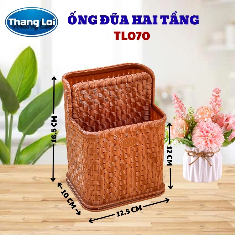 Ống đũa 2 tầng cho nhà hàng, quán ăn TL070