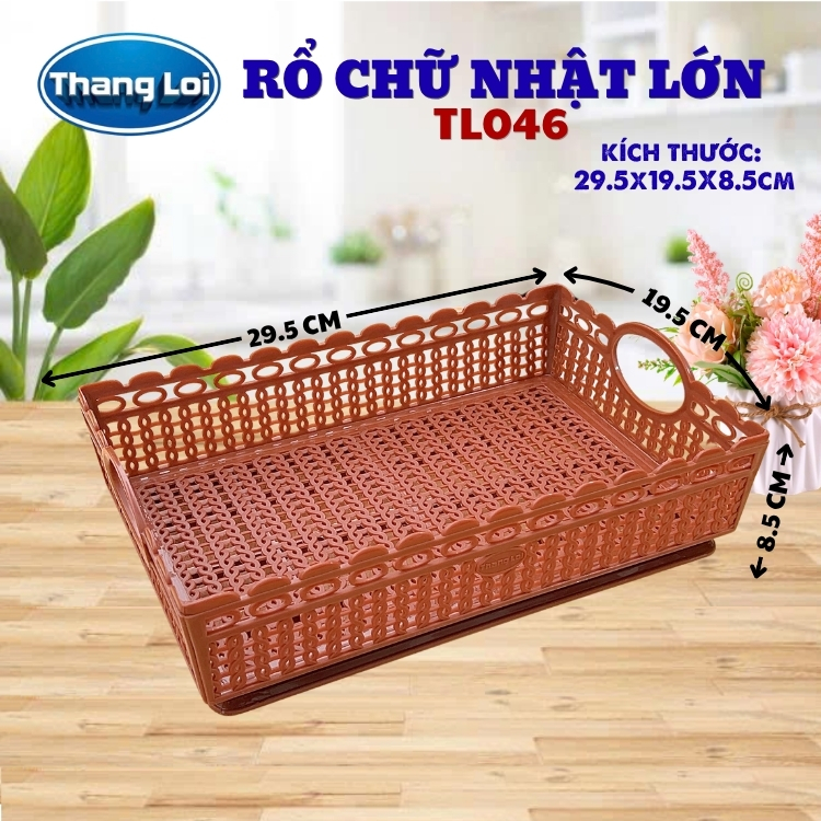 RỔ CHỮ NHẬT - SIZE LỚN