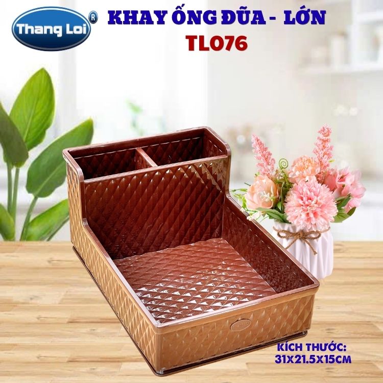 Khay Đựng Đũa Muỗng Nhà Hàng Quán Ăn Kèm Khay Gia Vị Size Lớn TL076