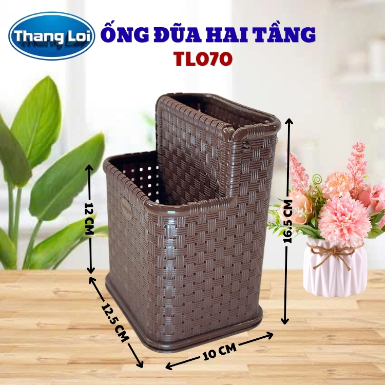 Ống đũa 2 tầng cho nhà hàng, quán ăn TL070