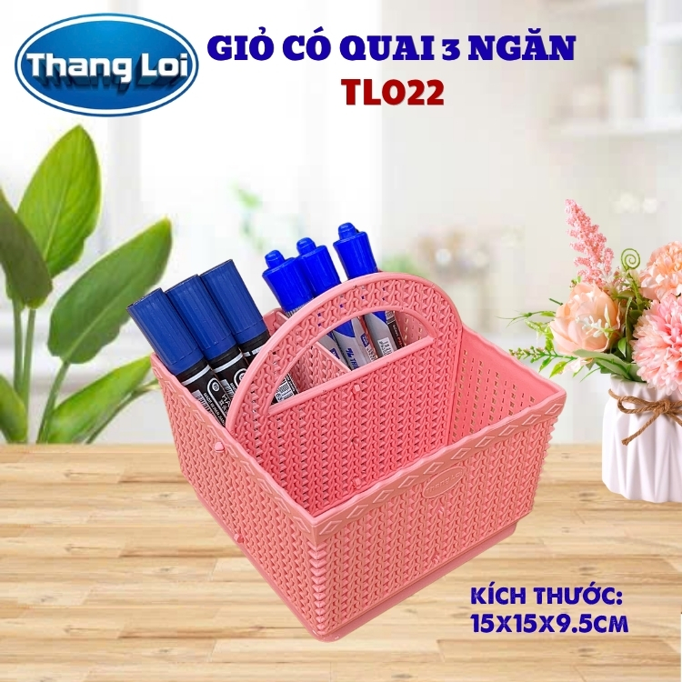 RỔ VUÔNG 3 NGĂN