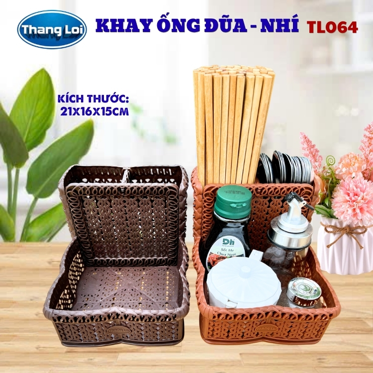 Khay Đựng Đũa Muỗng Nhà Hàng Quán Ăn Kèm Khay Gia Vị Size Nhỏ TL064