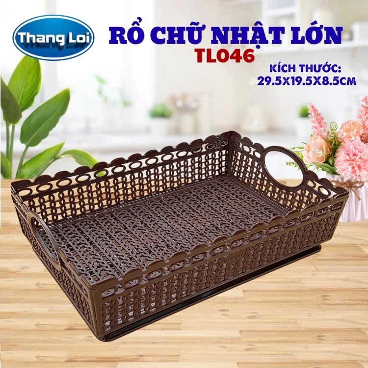 RỔ CHỮ NHẬT - SIZE LỚN