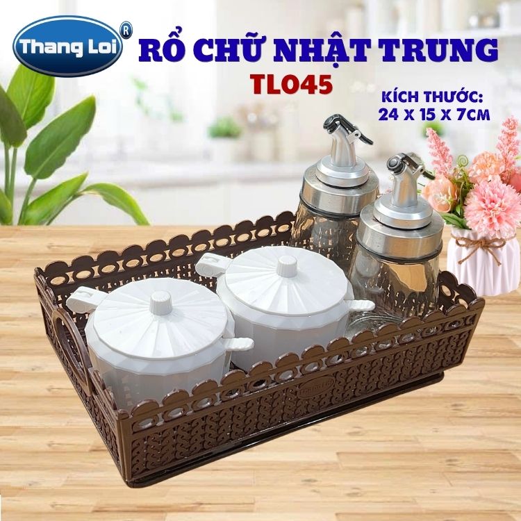RỔ CHỮ NHẬT TRUNG TL045