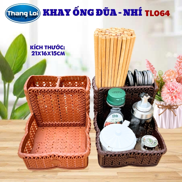Khay Đựng Đũa Muỗng Nhà Hàng Quán Ăn Kèm Khay Gia Vị Size Nhỏ TL064