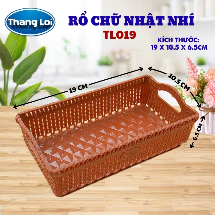 RỔ CHỮ NHẬT NHÍ