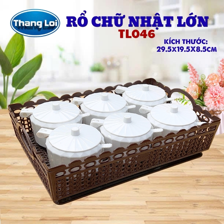 RỔ CHỮ NHẬT - SIZE LỚN