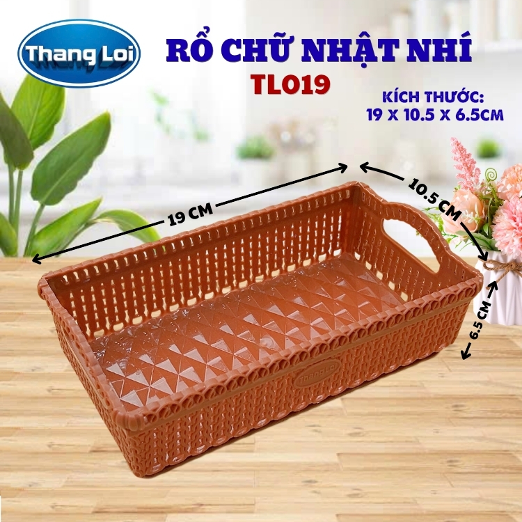 RỔ CHỮ NHẬT NHÍ