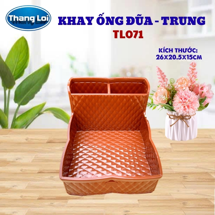 Khay Đựng Đũa Muỗng Nhà Hàng Quán Ăn Kèm Khay Gia Vị Size Trung TL071