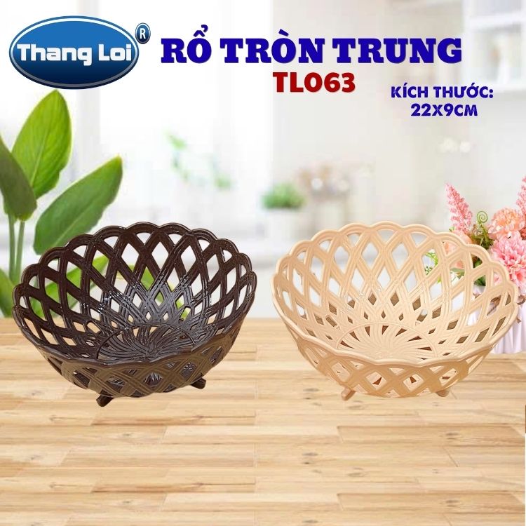 RỔ TRÒN ĐAN LƯỚI TRUNG TL063