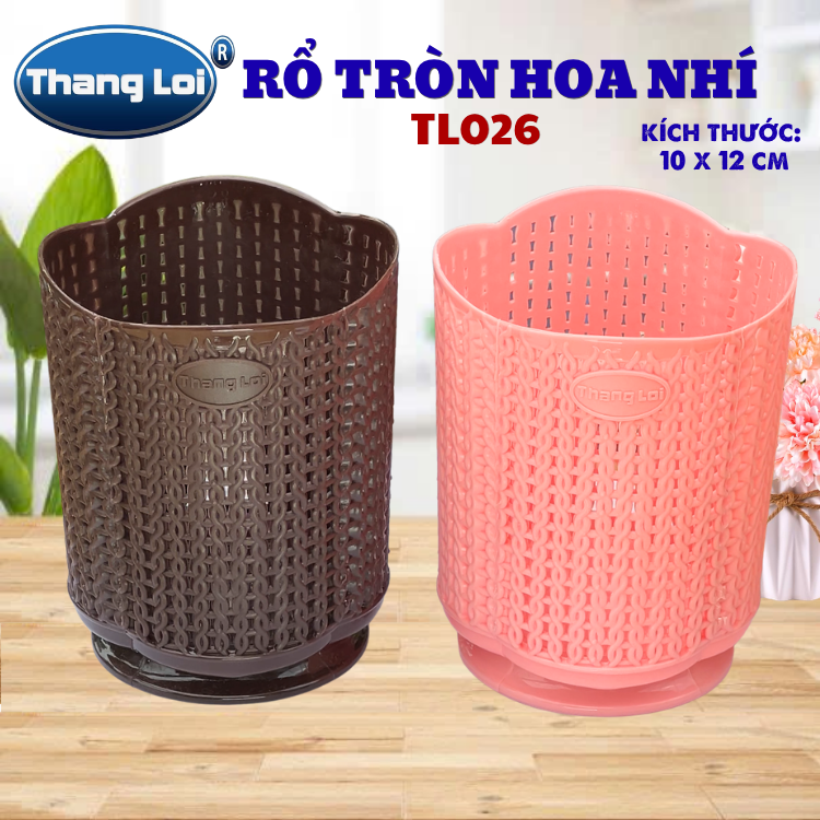 RỔ TRÒN HOA NHÍ TL026