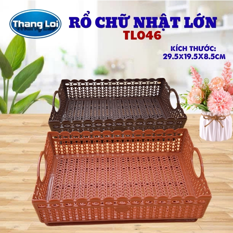 RỔ CHỮ NHẬT - SIZE LỚN