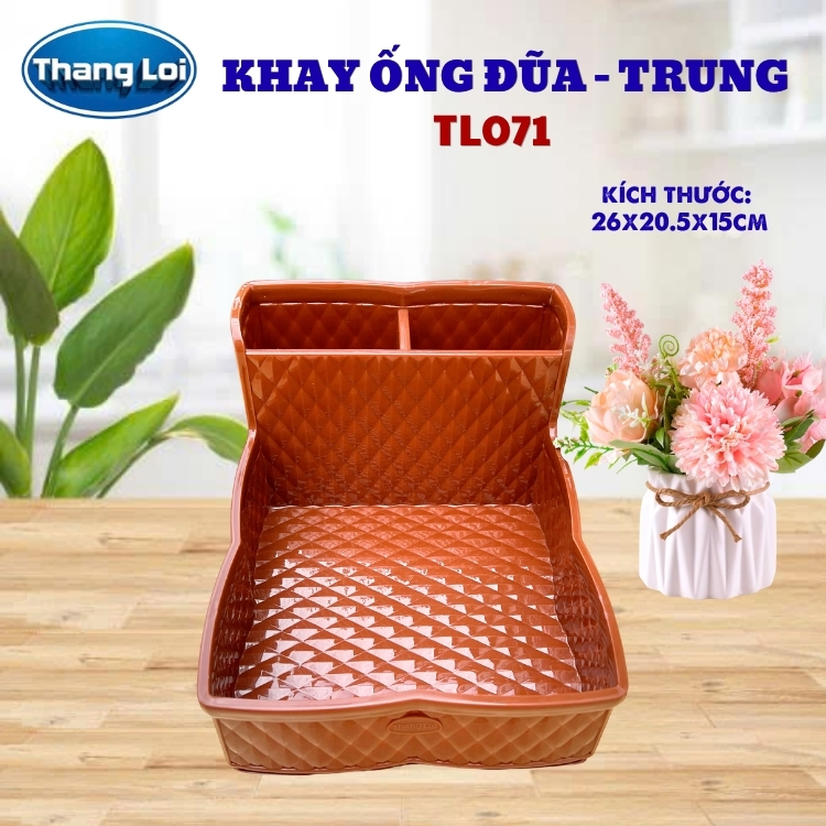 Khay Đựng Đũa Muỗng Nhà Hàng Quán Ăn Kèm Khay Gia Vị Size Trung TL071