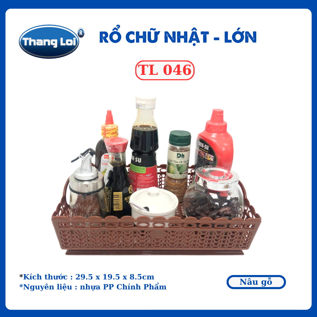 RỔ CHỮ NHẬT - SIZE LỚN