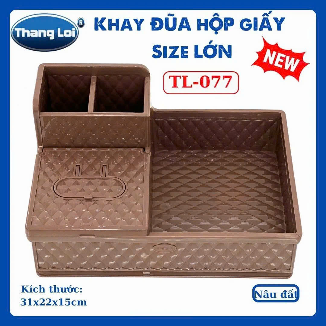 Khay Đựng Đũa Muỗng Nhà Hàng Quán Ăn Kèm Hộp Giấy Và Khay Đựng Gia Vị Size Lớn TL077