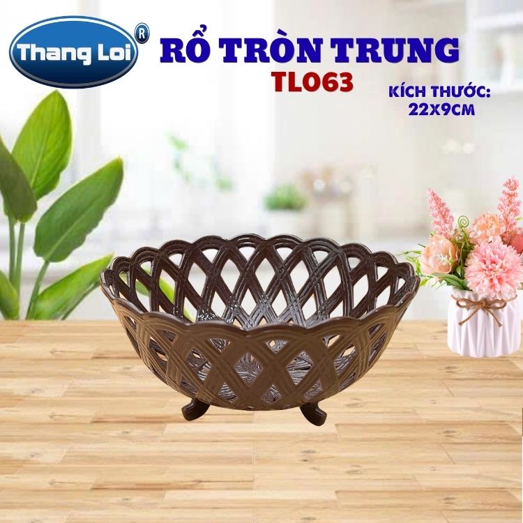 RỔ TRÒN ĐAN LƯỚI TRUNG TL063