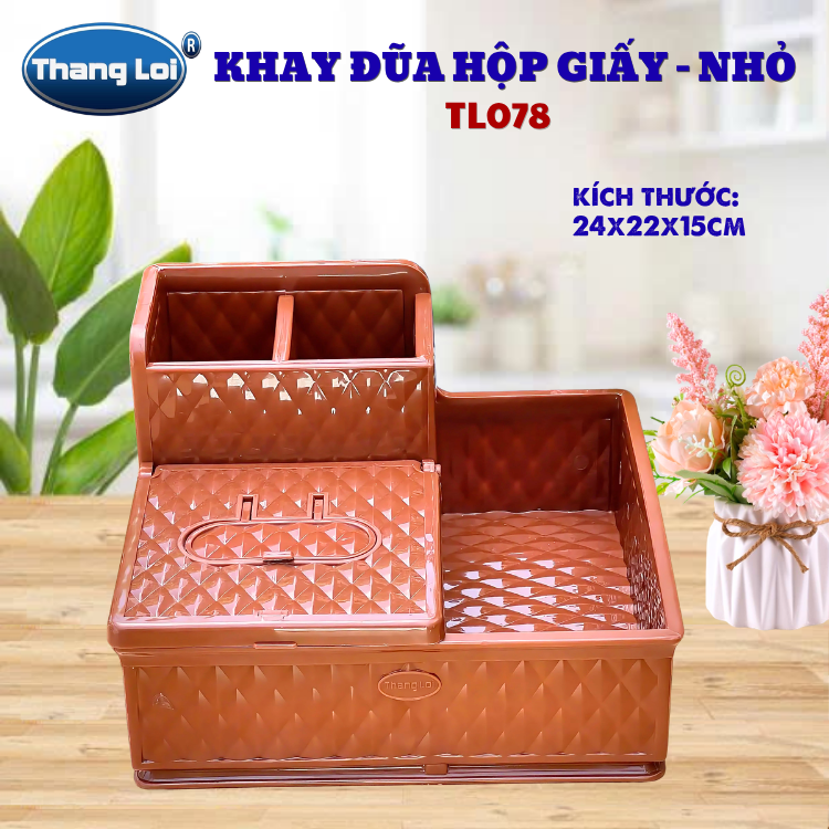 Khay Đựng Đũa Muỗng Nhà Hàng Quán Ăn Kèm Hộp Giấy Và Khay Đựng Gia Vị Size Lớn TL078