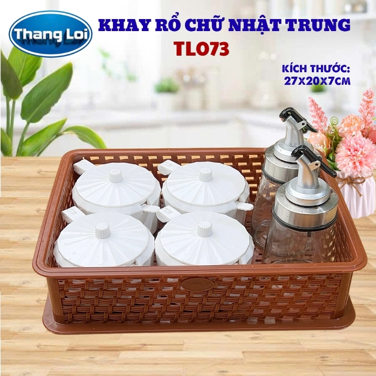 KHAY RỔ CHỮ NHẬT - TRUNG  TL073