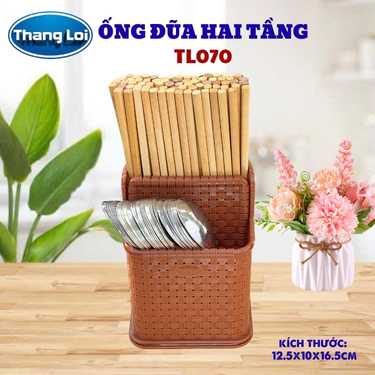 Ống đũa 2 tầng cho nhà hàng, quán ăn TL070