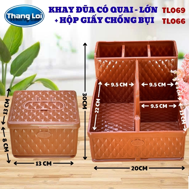 KHAY ĐŨA CÓ QUAI - SIZE LỚN TL069