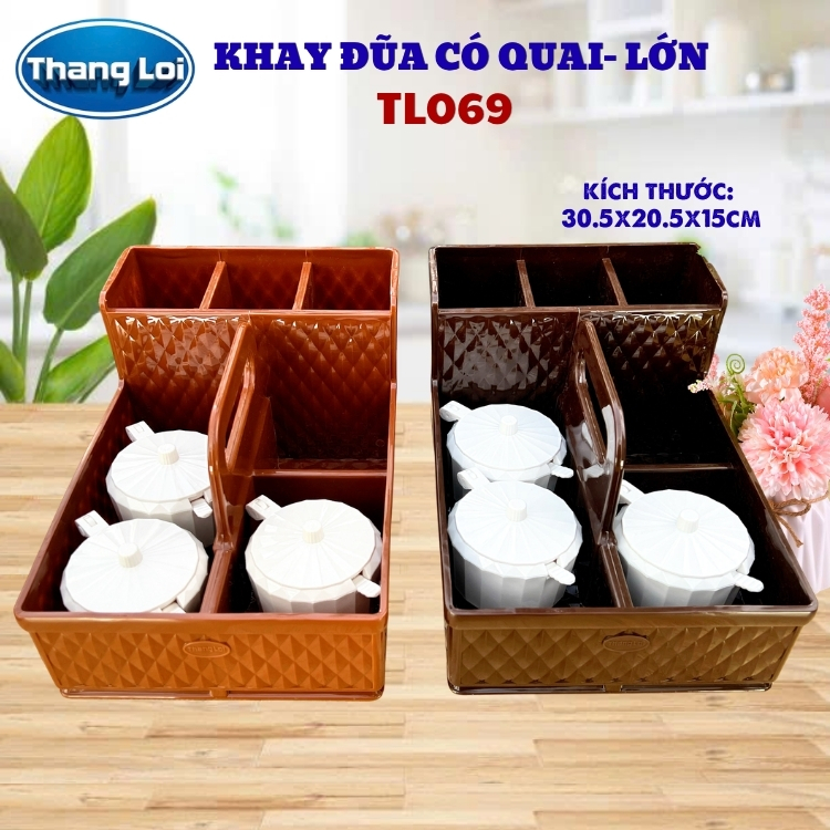 KHAY ĐŨA CÓ QUAI - SIZE LỚN TL069