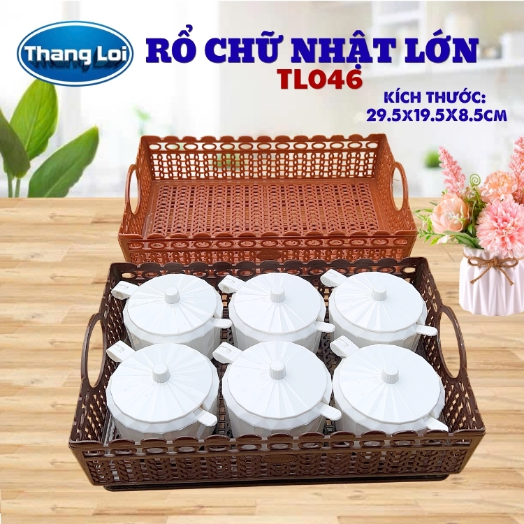 RỔ CHỮ NHẬT - SIZE LỚN