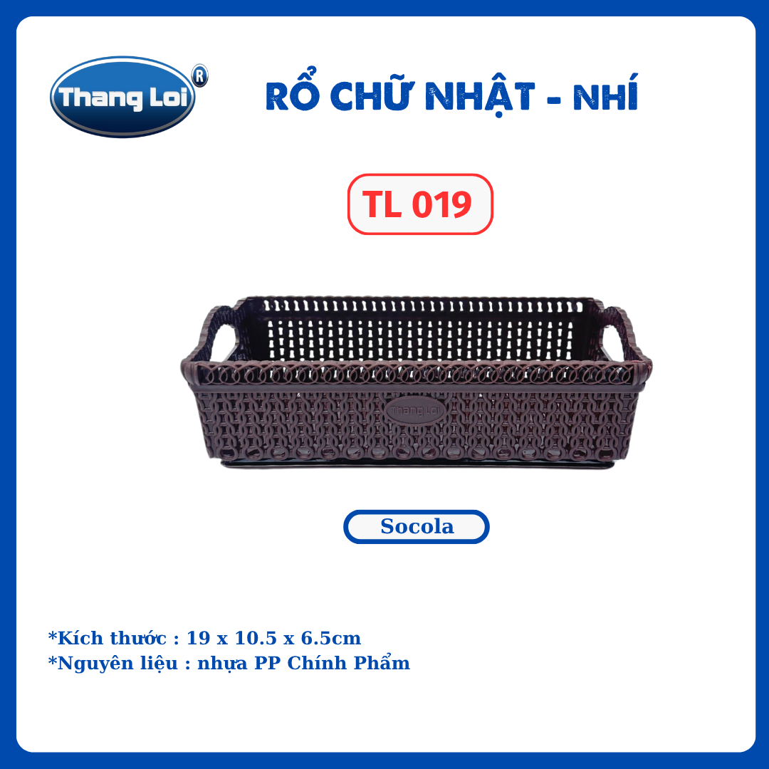 RỔ CHỮ NHẬT NHÍ