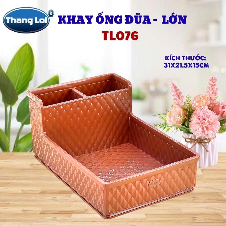 Khay Đựng Đũa Muỗng Nhà Hàng Quán Ăn Kèm Khay Gia Vị Size Lớn TL076