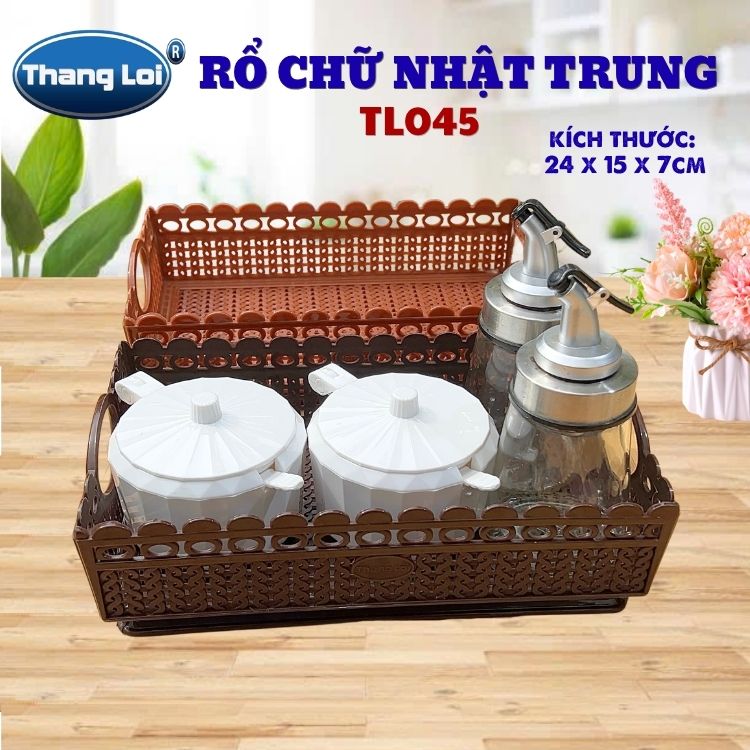 RỔ CHỮ NHẬT TRUNG TL045