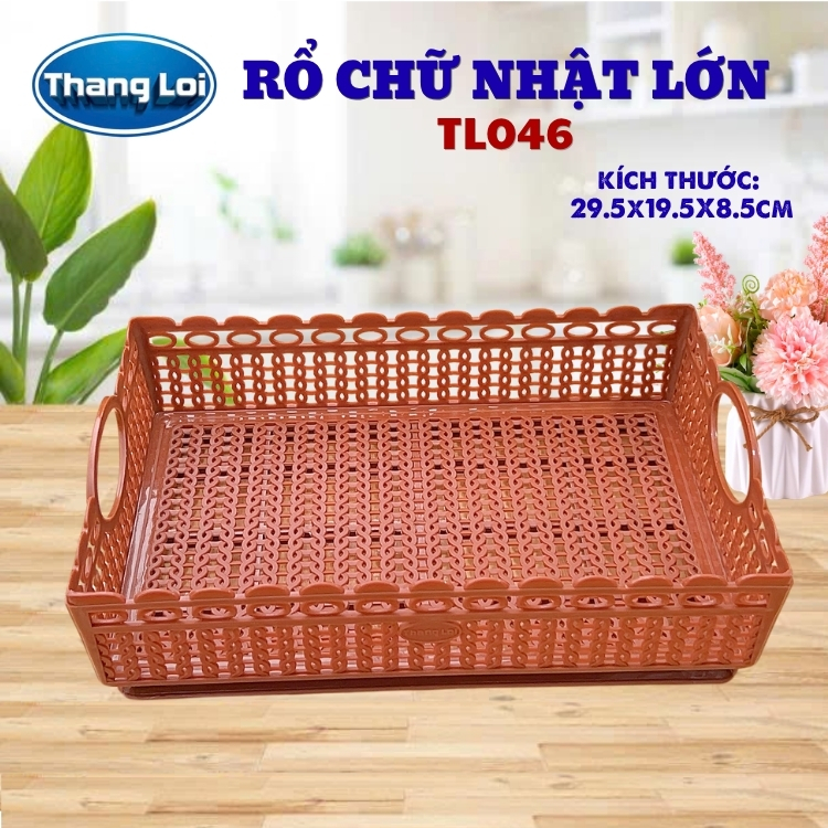 RỔ CHỮ NHẬT - SIZE LỚN