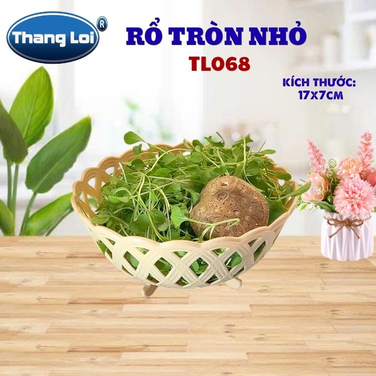 RỔ TRÒN ĐAN LƯỚI NHỎ TL068