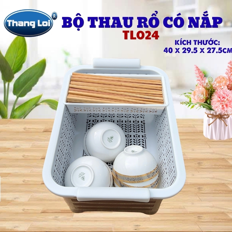 BỘ THAU RỔ ÚP CHÉN