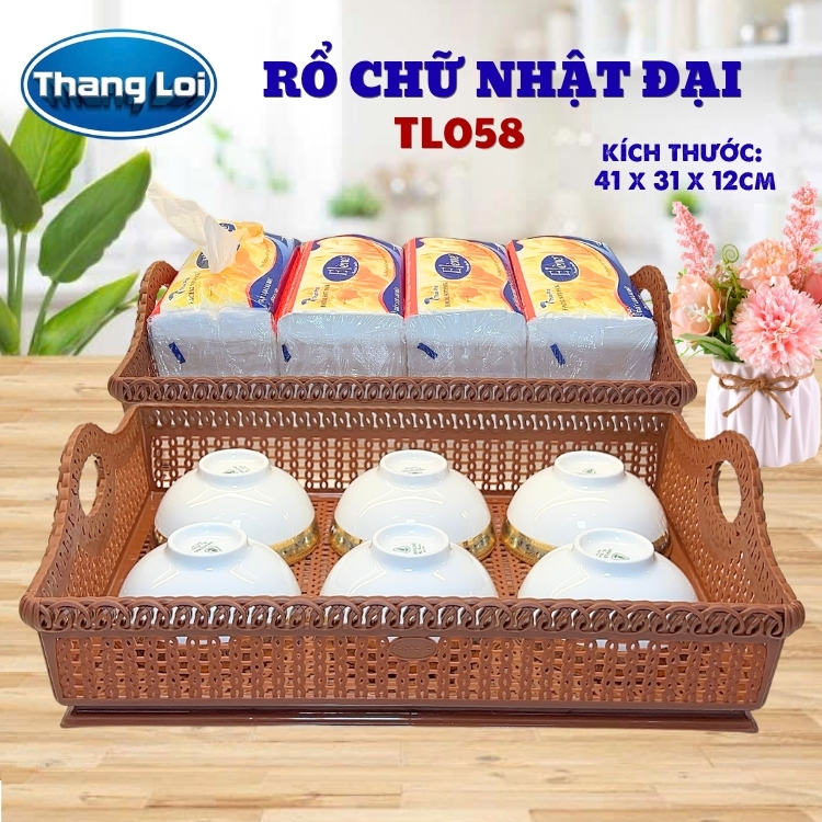 RỔ CHỮ NHẬT - SIZE ĐẠI