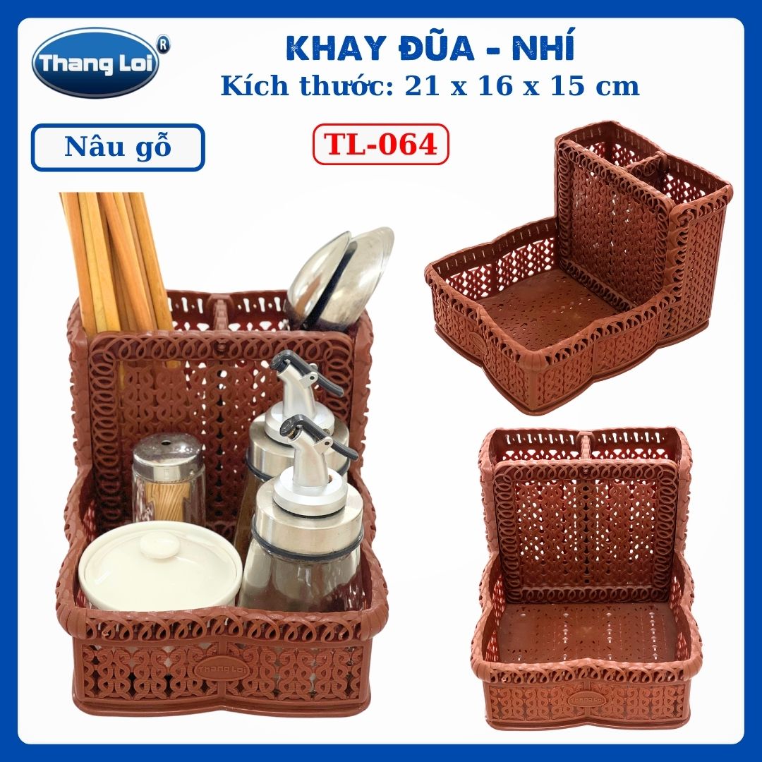 Khay Đựng Đũa Muỗng Nhà Hàng Quán Ăn Kèm Khay Gia Vị Size Nhỏ TL064